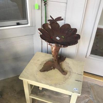 Shabby Chick Table, Iron Flower 
