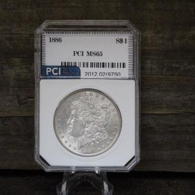 1886-P MS65 Morgan Dollar