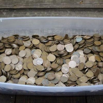 30LBS of Wheat Pennies-'30's, '40's & '50's