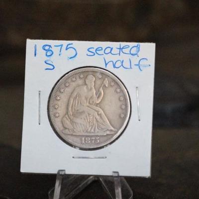 1875-S Liberty Seated Half Dollar