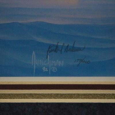 Kenneth F. Aunchman Signed Art with stamp