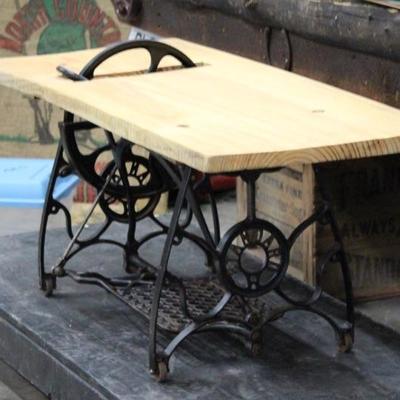 Sewing machine table