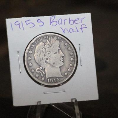 1915-S Barber Half Dollar