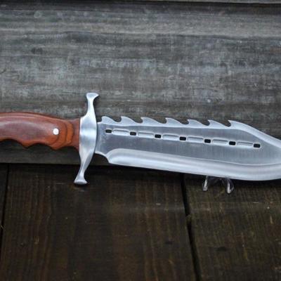 15" Saw Tooth Bowie Knife 