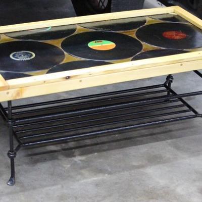Record coffee table