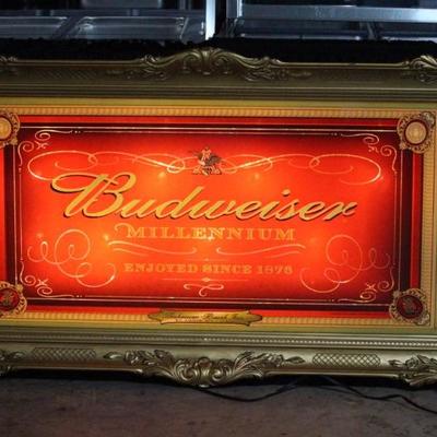 Budweiser Advertising Light Box