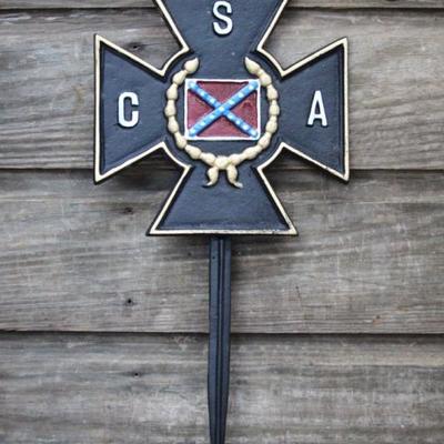 Cast iron Southern Cross of Honor