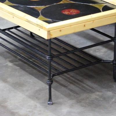 Record coffee table