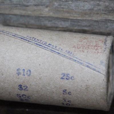 Bank Wrapped Roll of 20 Silver Dollars