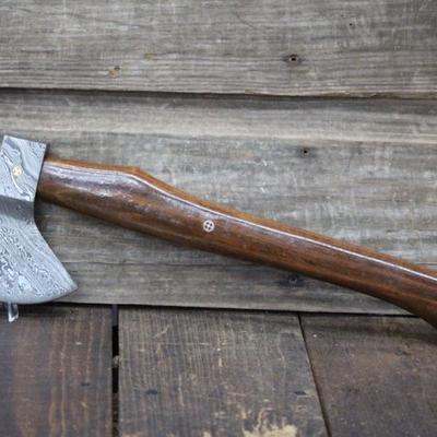Forged in Fire 16.5" Damascus Axe