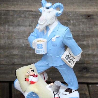 Cookie jar and figurine