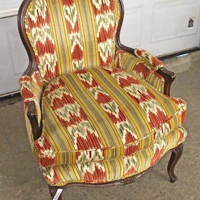  Walnut Framed French Style Arm Chair â€“ auction estimate $100-$300 