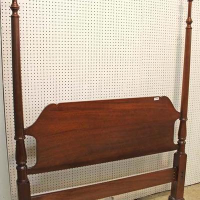  SOLID Mahogany Queen Size 4 Poster Bed in the Manner of Henkel Harris Furniture – auction estimate $400-$800 