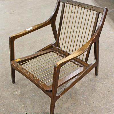  Mid Century Modern Danish Walnut Arm Chair by â€œScandiaâ€ Made in Denmark â€“ auction estimate $100-$300 