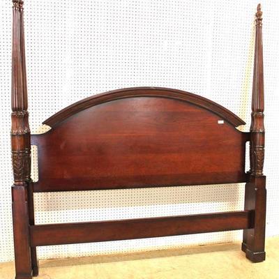  Mahogany King Size Carved Poster Bed – auction estimate $400-$800 