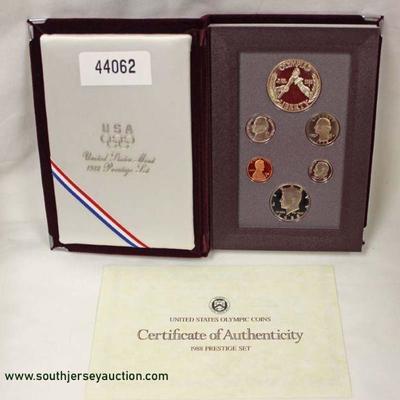  USA U.S. Mint 1988 Prestige Set – auction estimate $20-$40 