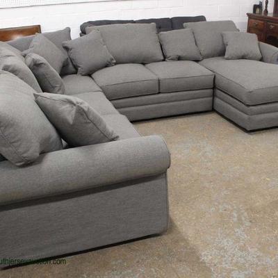 NEW “Birch Lane Furniture” 4 Piece Sectional Chaise Sofa – auction estimate $200-$400 