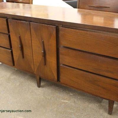 Mid Century Modern Danish Walnut High Chest and Low Chest â€“ auction estimate $300-$600