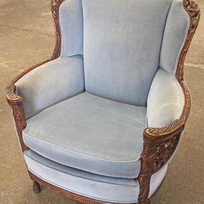  Selection on VINTAGE Mahogany Frame Pierce Carved Chairs â€“ auction estimate $100-$300 