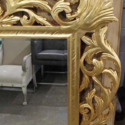  (2) Large Pierced Carved Beveled Glass French Style Mirrors (approximately 98â€w x62â€h) â€“ auction estimate $300-$600 each 