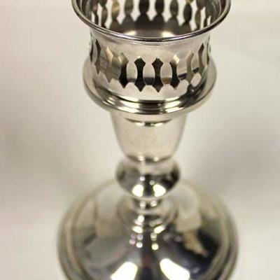Sterling Silver Candle Holder â€“ auction estimate $30-$60
