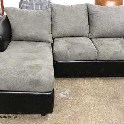 NEW 2 Piece Sofa Chaise Sectional – auction estimate $100-$300 