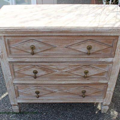 Reclaim Wood Style 3 Drawer Low Chest â€“ auction estimate $100-$200