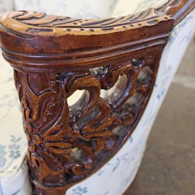  Selection on VINTAGE Mahogany Frame Pierce Carved Chairs â€“ auction estimate $100-$300 