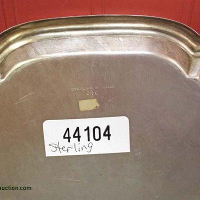  Sterling Tray by “Poole” – auction estimate $100-$300 