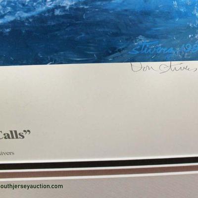  Limited Edition “Duty Calls” 1350/2500 signed “Don Stivers” with Certificate of Authenticity – auction estimate $200-$500 