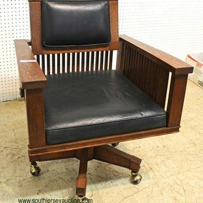 “Frank Lloyd Wright” Design/Style Mission Oak Office Chair – auction estimate $400-$800 