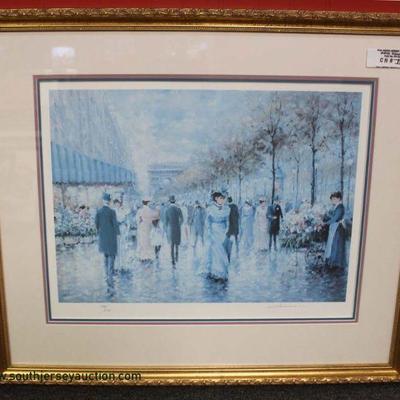  Photo Litho 134/275 “Paris” signed “Chun” with Certificate of Authenticity – auction estimate $100-$300 