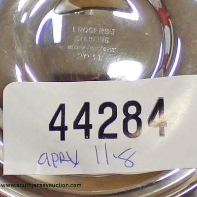 â€œRogersâ€ Sterling Silver 9â€ Footed Bowl â€“ auction estimate $100-$300