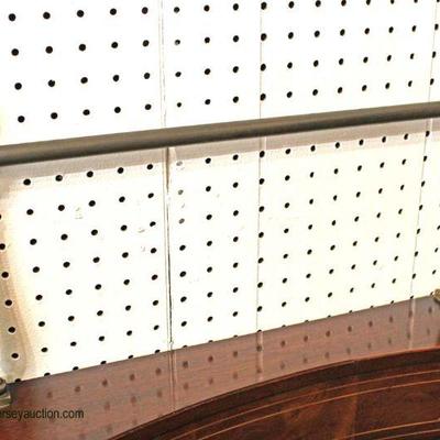  BEAUTIFUL Mahogany Spade Leg Sideboard with Backsplash and Brass Gallery by â€œBaker Furnitureâ€ â€“ auction estimate $1000-$2000 