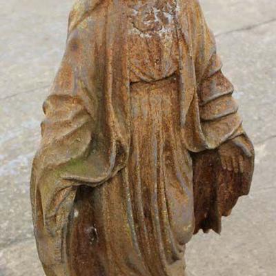 Cast Iron Mother Mary Statue â€“ auction estimate $50-$100 