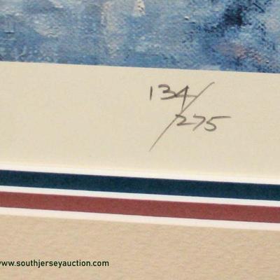  Photo Litho 134/275 “Paris” signed “Chun” with Certificate of Authenticity – auction estimate $100-$300 
