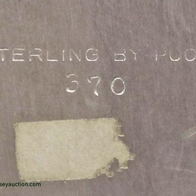  Sterling Tray by â€œPooleâ€ â€“ auction estimate $100-$300 