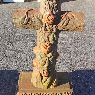  Cast Iron Yard Cross – auction estimate $100-$200 