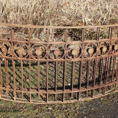 Over 200 Feet of ANTIQUE Iron Garden Fence including Arch Corners, ANTIQUE Doors, Shutters, Windows and More 