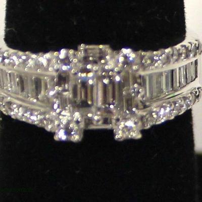  18 Karat White Gold â€œLevianâ€

1 CTW Diamond Ring â€“ auction estimate $1000-$3000 