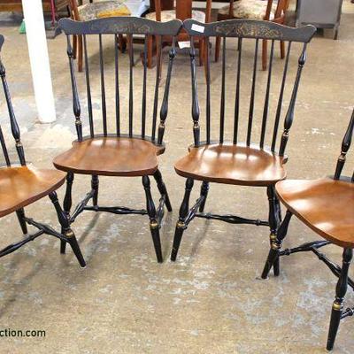  â€œSet of 4â€ Country Stenciled Chairs â€“ auction estimate $100-$300 