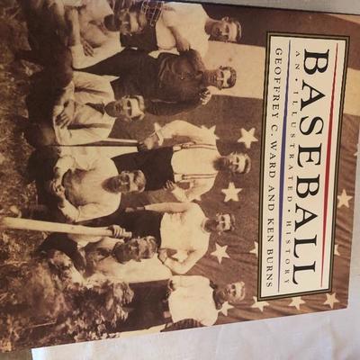 Coffee table book about baseball