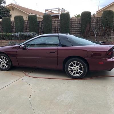 2002 Maroon colored 35th anniversary edition z28.  Engine is a 350 horsepower.  Mileage around 100,000.  Car is original.  Good condition...