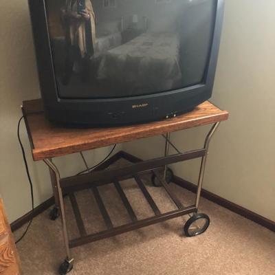 Tv and rolling stand 