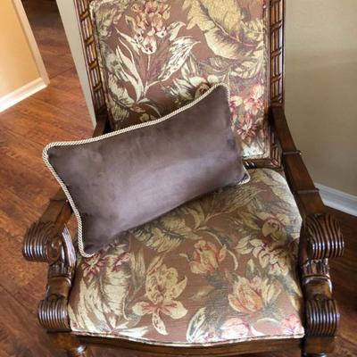 Tropical Floral Occasional Arm Chair - $160