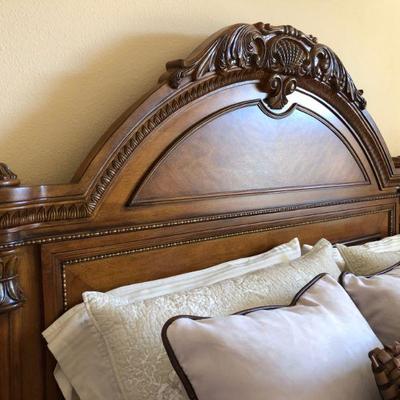 Matching Queen Wood Bedroom Set - Sold as set