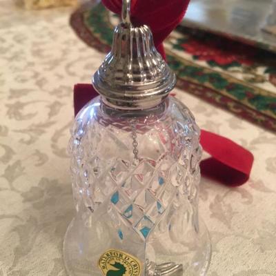 "Waterford" crystal bell