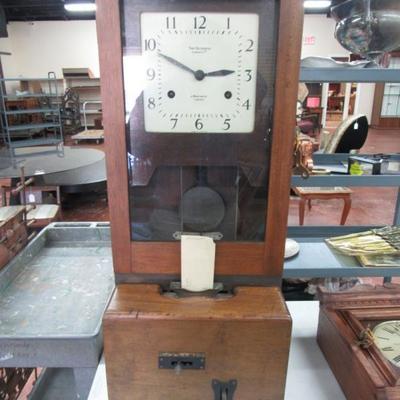 Leeds 1927 Time Recorder Clock,England