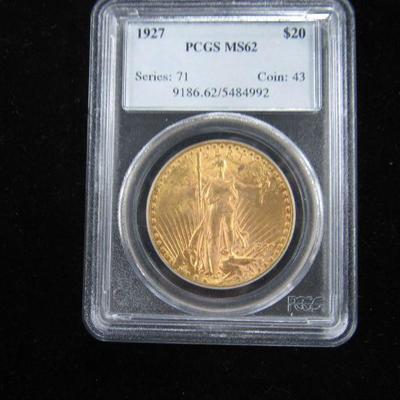 U.S. $20.00 Graded Gold Coin