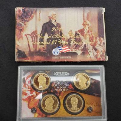#527: 2010 US Mint Presidential 1 Dollar Coin Proof Set
2010 US Mint Presidential 1 Dollar Coin Proof Set, OS13-081892.4